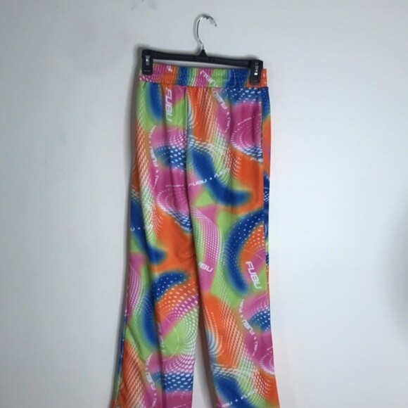 Fubu 05 forever 21 colorful abstract pride collection pants size small y2k cute - Picture 10 of 12